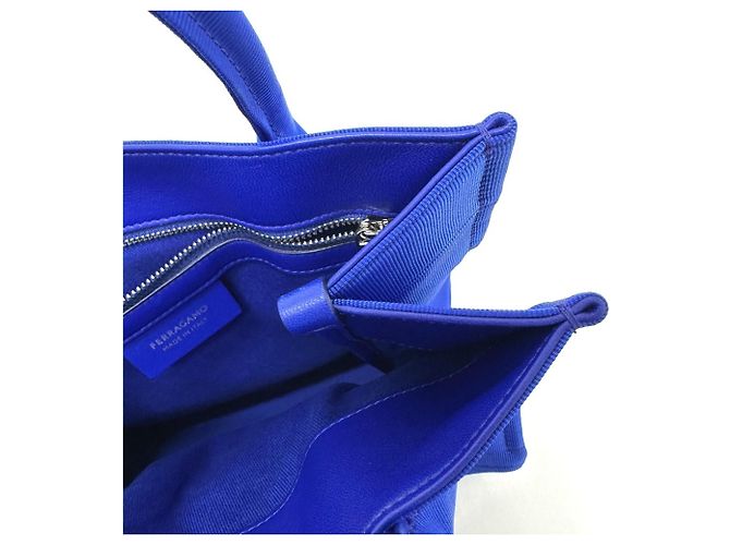 Borsa in tela blu Salvatore Ferragamo - vista 15