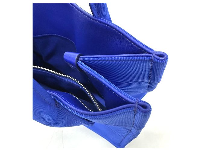 Borsa in tela blu Salvatore Ferragamo - vista 16