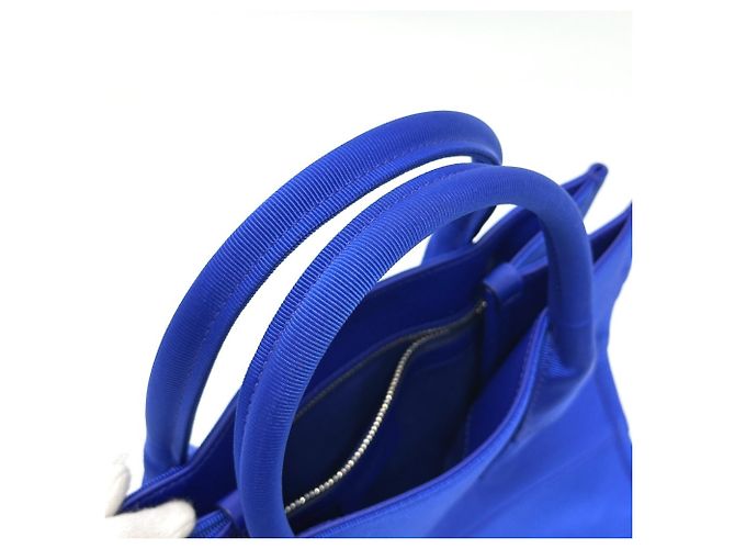 Borsa in tela blu Salvatore Ferragamo - vista 8