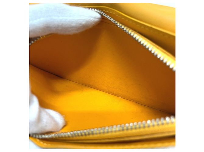 Louis Vuitton M81811 LV Aerogram Portefeuille Brazza NM Cartera Dorado Naranja - vista 14