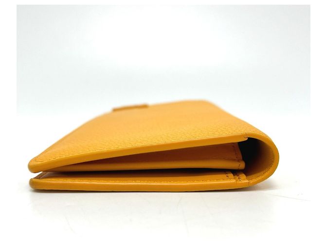 Louis Vuitton M81811 LV Aerogram Portefeuille Brazza NM Cartera Dorado Naranja - vista 6