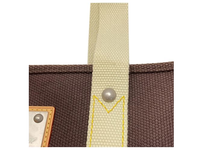 Borsa Tote Louis Vuitton Antigua Line Cabas MM Marrone scuro - vista 10