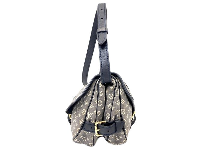 Borsa a Spalla Louis Vuitton Saumur PM Nero - vista 3