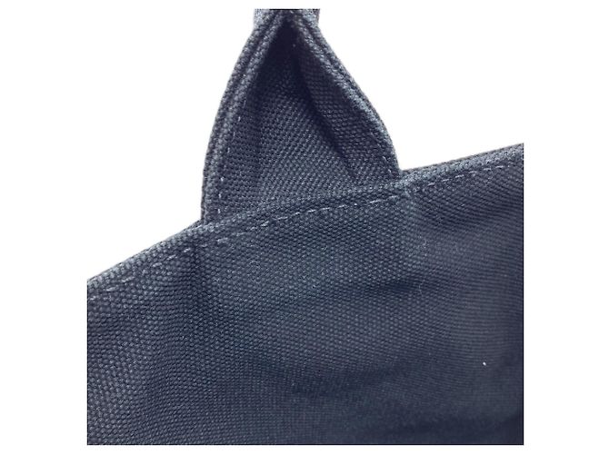 Borsa Tote 2-Way in Canapa nero Prada - vista 12
