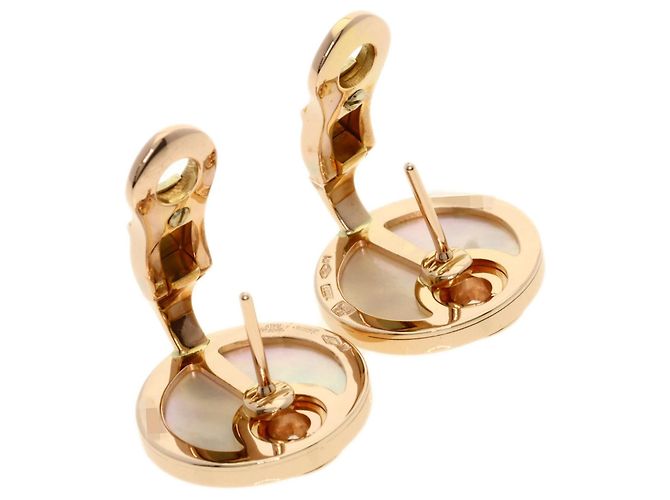 Bulgari Bvlgari Intarsio Diamond Shell Ohrringe - Ansicht 2