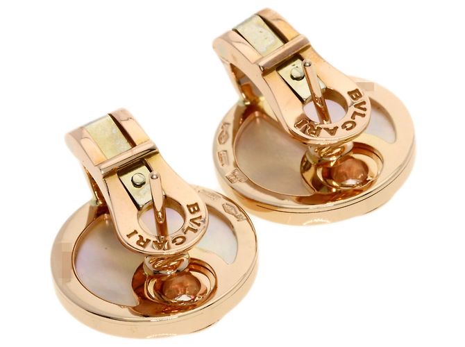 Bulgari Bvlgari Intarsio Diamond Shell Ohrringe - Ansicht 3