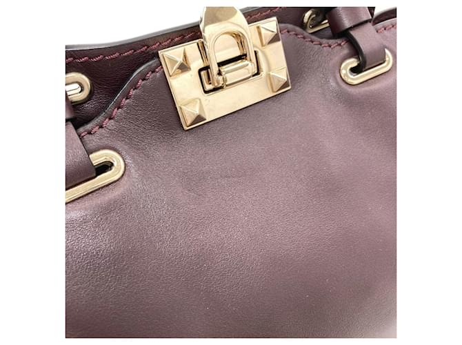 Borsa 2-Way con borchie Valentino Marrone scuro - vista 10