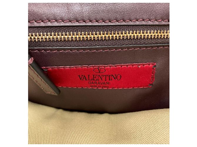 Borsa 2-Way con borchie Valentino Marrone scuro - vista 6
