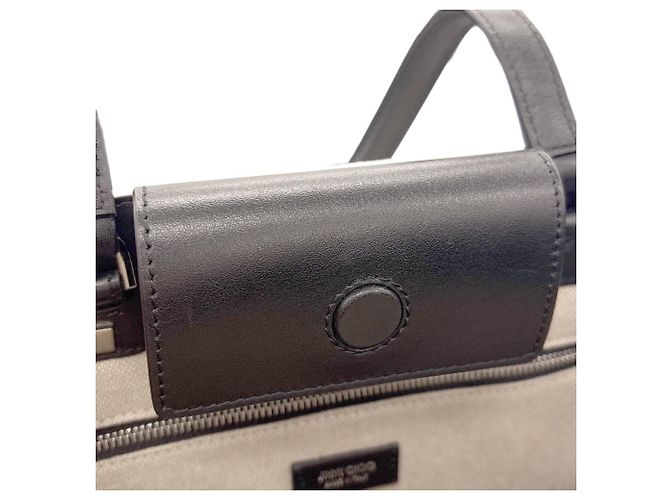 Borsa Tote Jimmy Choo con logo Bianco - vista 7