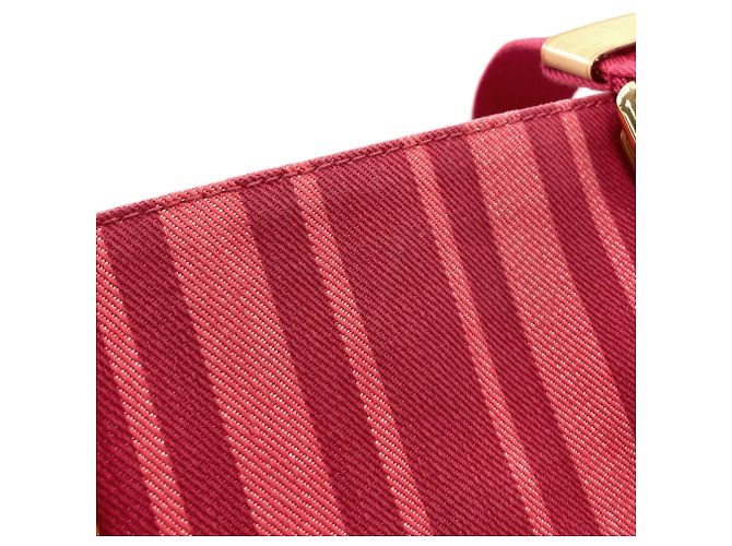 Borsa Tote Louis Vuitton Plan Soleil PM Rosso - vista 10