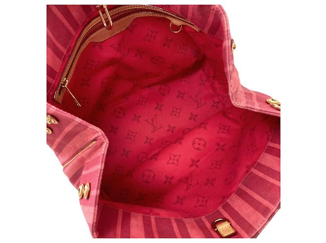 Borsa Tote Louis Vuitton Plan Soleil PM Rosso - vista 5