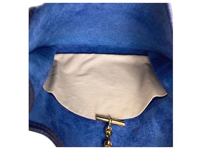 Hermès Borsa a tracolla Hermes Vespa PM Blu - vista 5