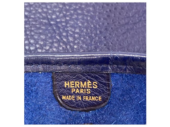Hermès Borsa a tracolla Hermes Vespa PM Blu - vista 6