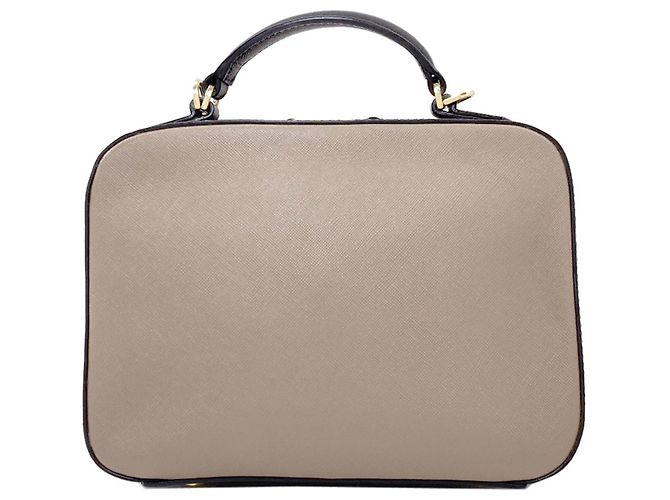 MCM Bicolor 2-Way Handtasche Braun Schwarz Weiß - Ansicht 2