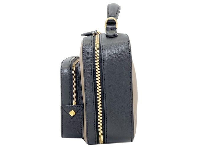 MCM Bicolor 2-Way Handtasche Braun Schwarz Weiß - Ansicht 3