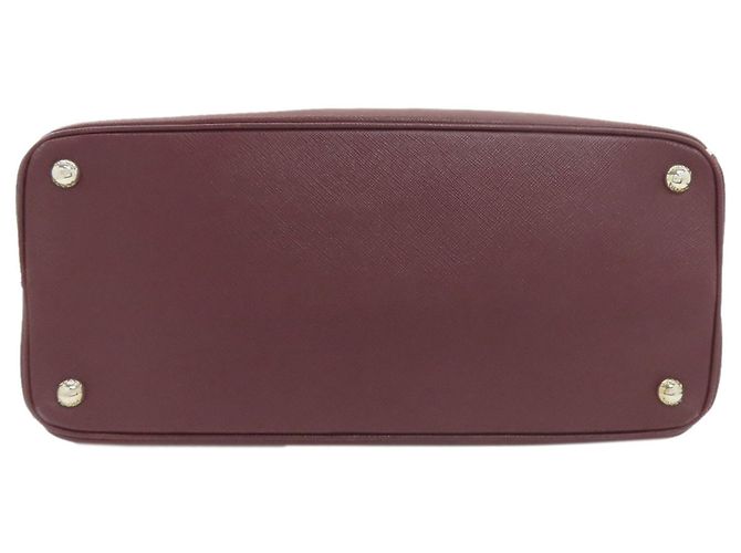 Prada Bordeaux Saffiano Leder 2-Way Tote Bag - Ansicht 4