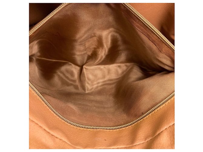 Céline Celine Macadam Pattern Leather Briefcase Brown - view 8
