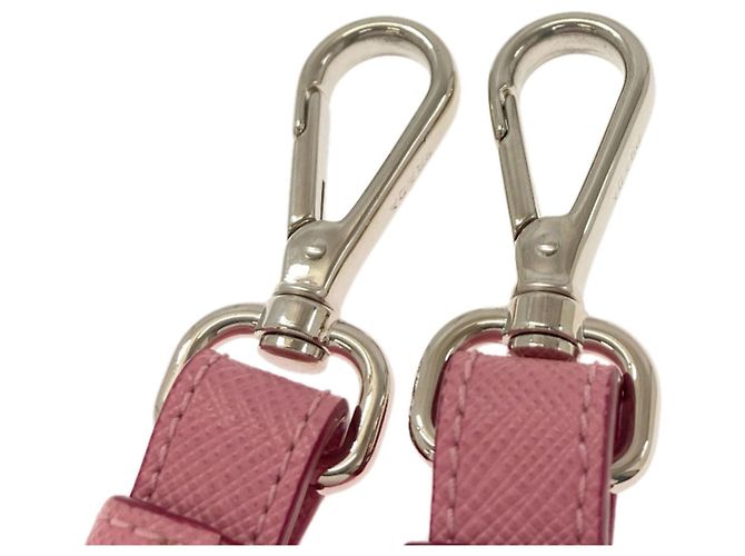 Borsa a 2 vie con motivo floreale Prada Rosa - vista 11