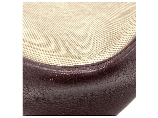 Hermès Borsa a tracolla Hermes Christine in Toile H Marrone Beige - vista 14