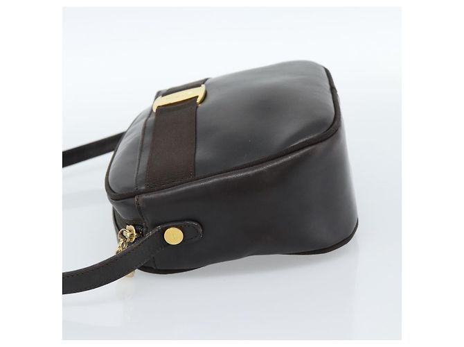 Salvatore Ferragamo Vala Leather Marrone - vista 3