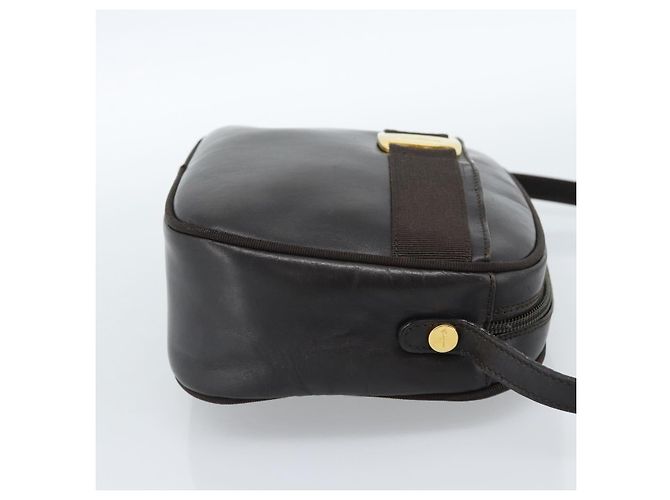 Salvatore Ferragamo Vala Leather Marrone - vista 4