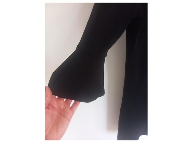 Abito Gerard Darel nero con maniche a campana - vista 3