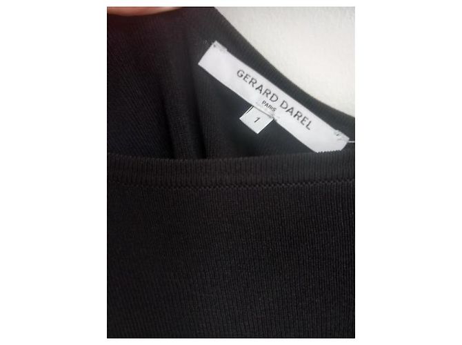 Abito Gerard Darel nero con maniche a campana - vista 4