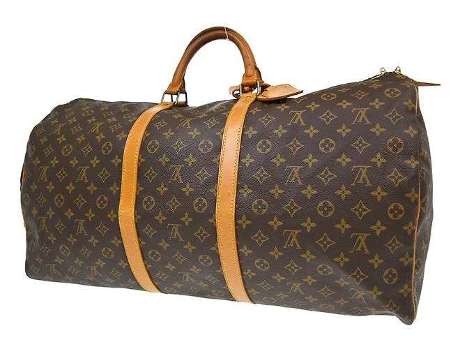 Louis Vuitton Keepall Monogram Canvas 60 Marrone - vista 2