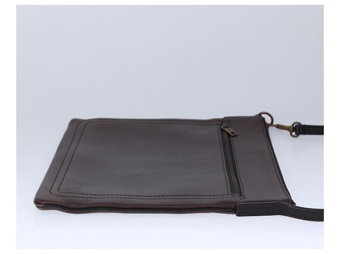 Louis Vuitton Shawnee Messenger Utah Leather MM Marrone - vista 4