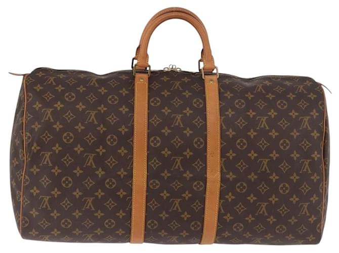 Louis Vuitton Keepall Monogram Canvas 55 Marrone - vista 2