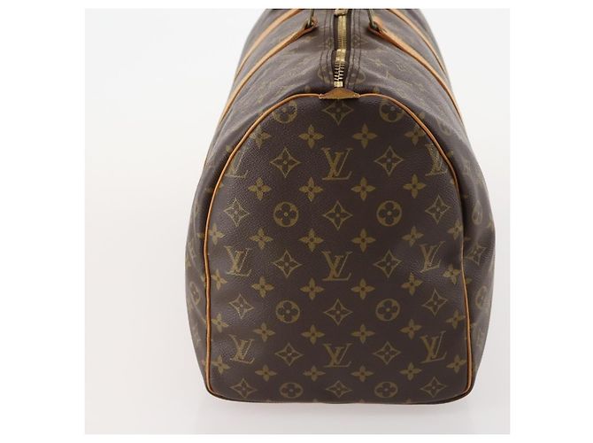 Louis Vuitton Keepall Monogram Canvas 50 Marrone - vista 3