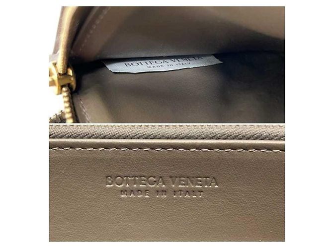 Cartera larga Intrecciato beige Bottega Veneta - vista 4