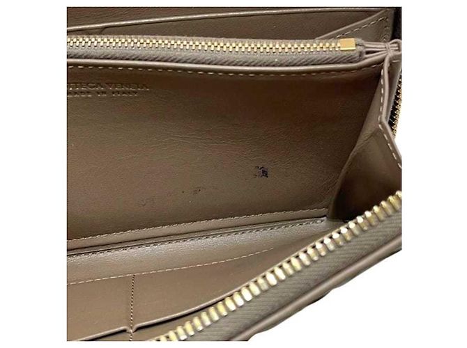 Cartera larga Intrecciato beige Bottega Veneta - vista 7