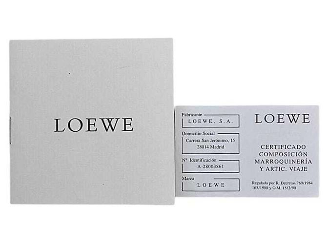 Bolsa Bucket Loewe marrom e branco - vista 11