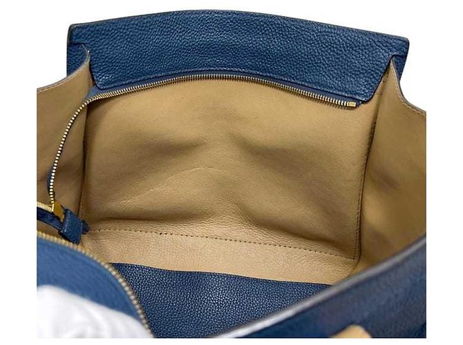 Gancini Salvatore Ferragamo blauer Leder-Tote-Bag - Ansicht 6