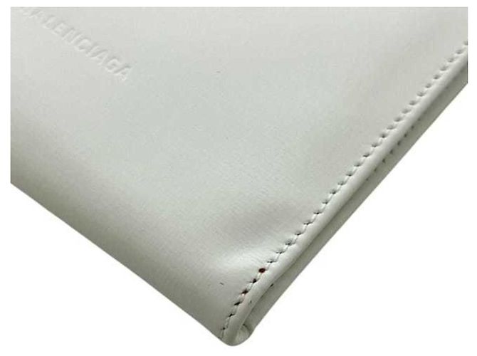 Everyday Balenciaga White Bi-fold Leather Wallet - view 11