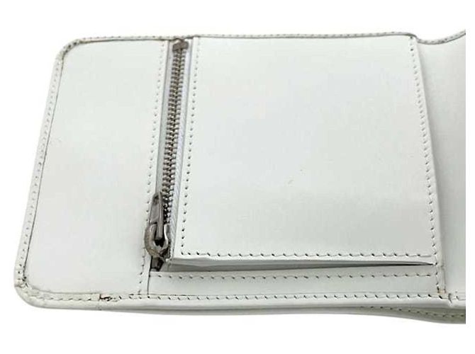 Everyday Balenciaga White Bi-fold Leather Wallet - view 7