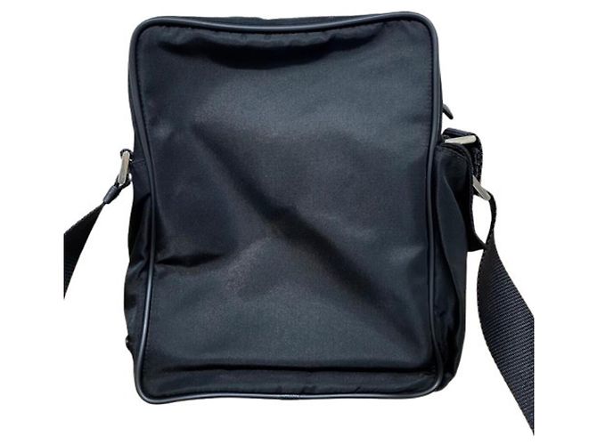 Borsa a tracolla in nylon Prada V406 nero - vista 2