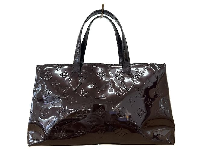 Louis Vuitton Wilshire PM Brown Vernis Handtasche Braun - Ansicht 2