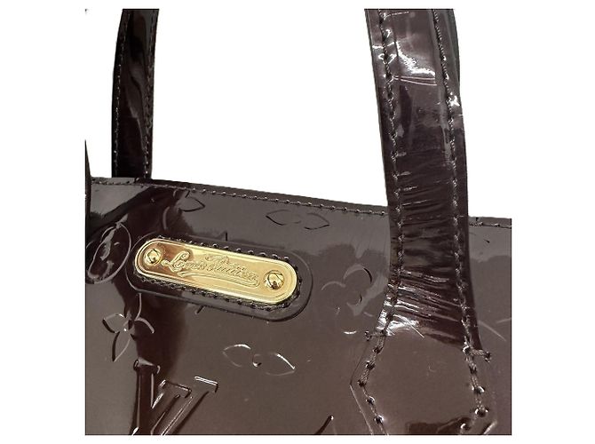Louis Vuitton Wilshire PM Brown Vernis Handtasche Braun - Ansicht 7