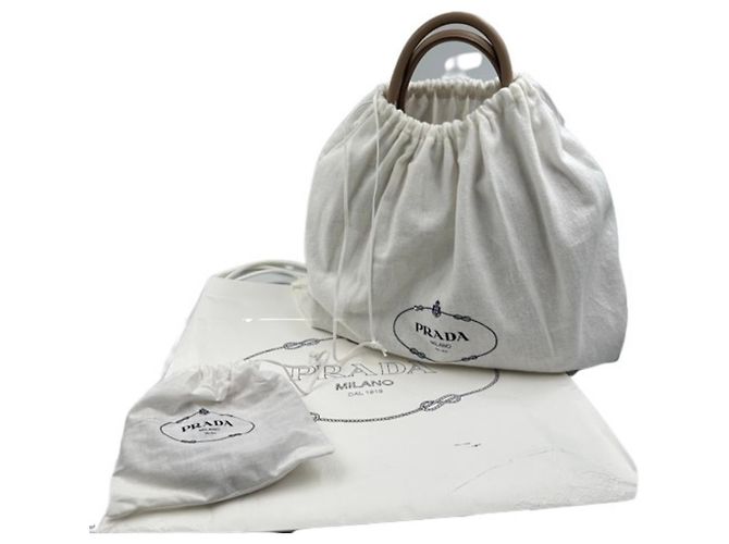 Borsa a mano PRADA Saffiano Esplanade in pelle - vista 10