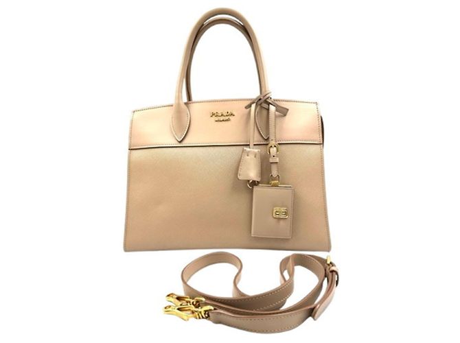 Borsa a mano PRADA Saffiano Esplanade in pelle - vista 2