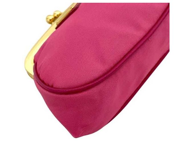 Monedero de nylon Tessuto Prada Rosa - vista 10