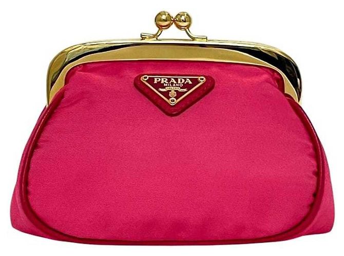 Monedero de nylon Tessuto Prada Rosa - vista 2