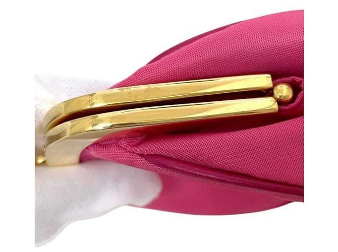 Monedero de nylon Tessuto Prada Rosa - vista 7