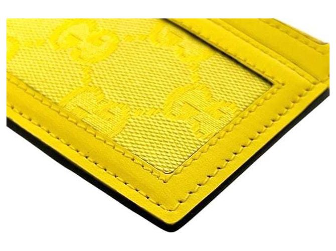 Monedero amarillo Gucci con tarjetero - vista 6