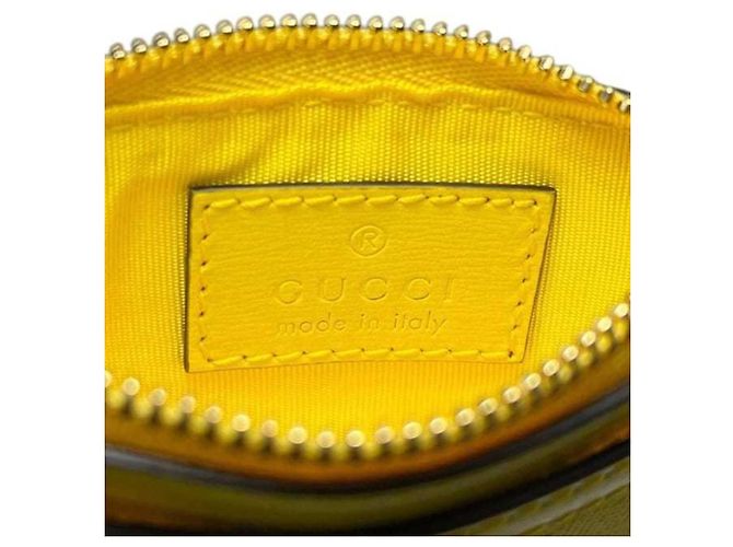 Monedero amarillo Gucci con tarjetero - vista 9