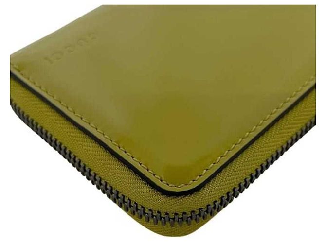 Portafoglio monete Gucci verde e kaki Cachi - vista 10