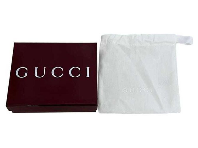 Portafoglio monete Gucci verde e kaki Cachi - vista 11