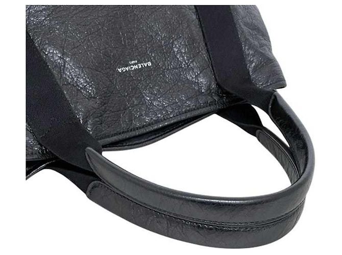 Borsa Tote Balenciaga in pelle nera Nero - vista 11